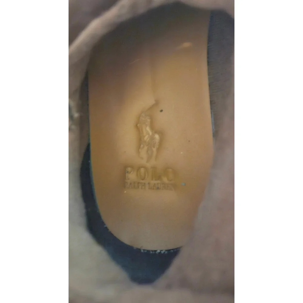 Polo Ralph Lauren Oslo High Boys Duck Boots Brown Suede Leather Size 4‎ Outdoors